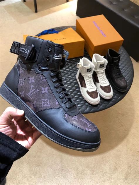 louis vuitton men's sneakers high tops|lv trainer sneaker.